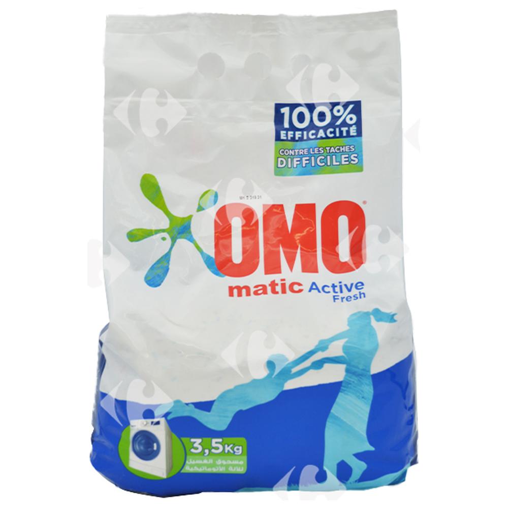 [577945] Détergent Lessive Poudre Machine Bioxygene Omo Matic 3,5kg.