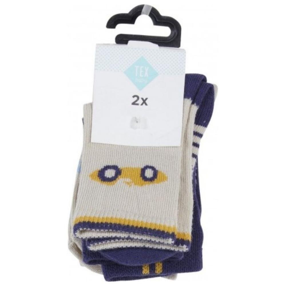 Mi-chaussettes Bébé Marine Foncé Tex Home 3 pièces