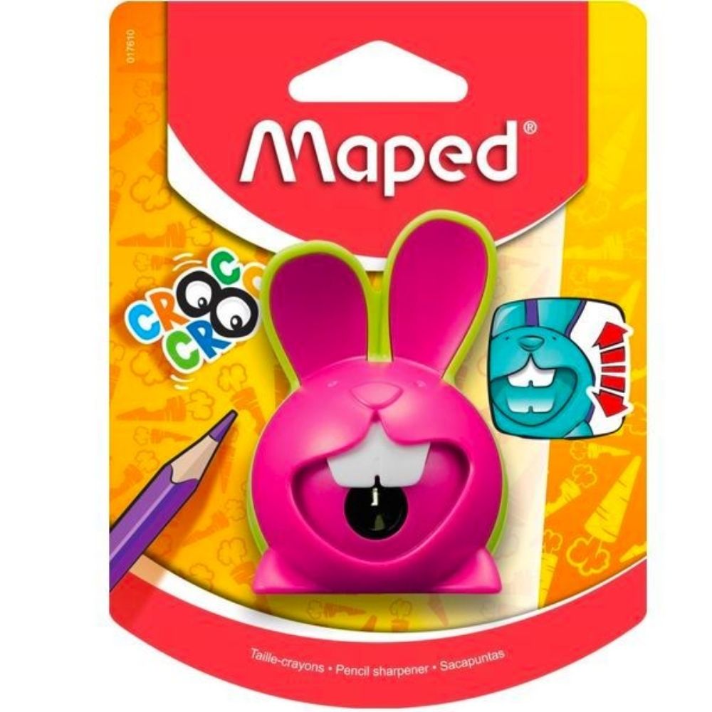 [530405] Taille Crayon Croc croc 1 Trou avec Réservoir Maped