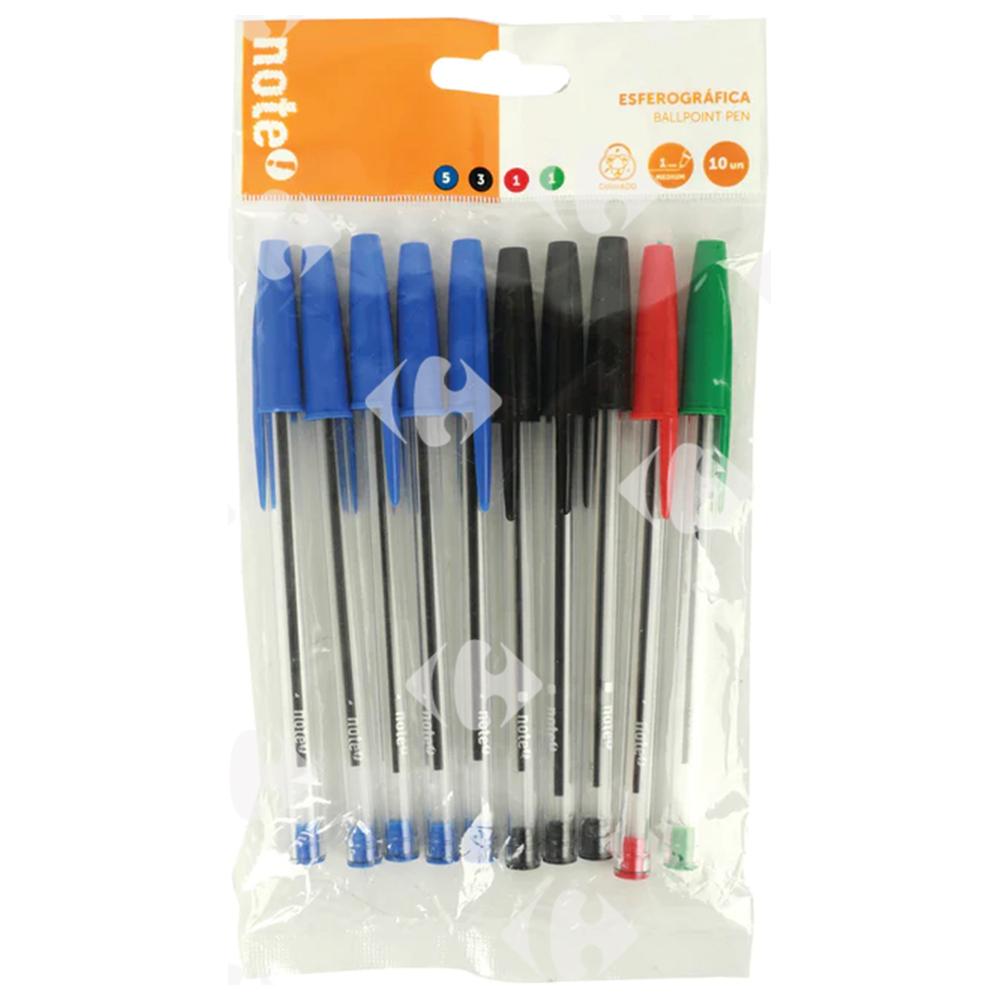 Stylo Roller Rétractable Note 1mm 10 unités