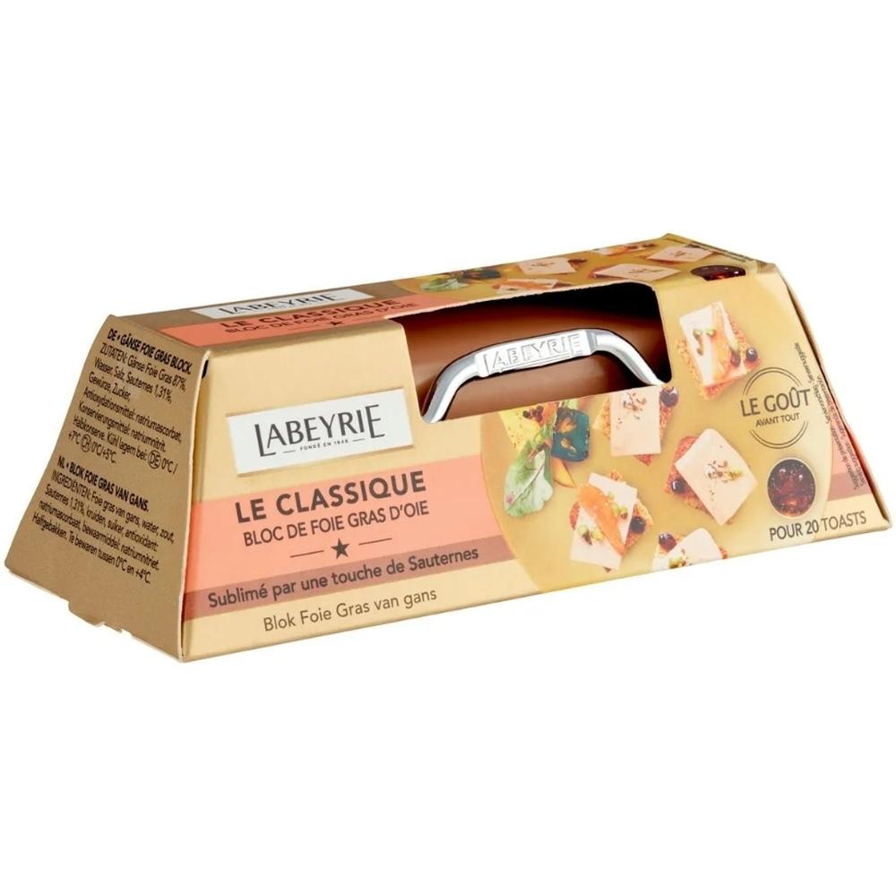 [672198] Bloc Foie Gras d’Oie Spécial Apéritif Trancheur Labeyrie 120g