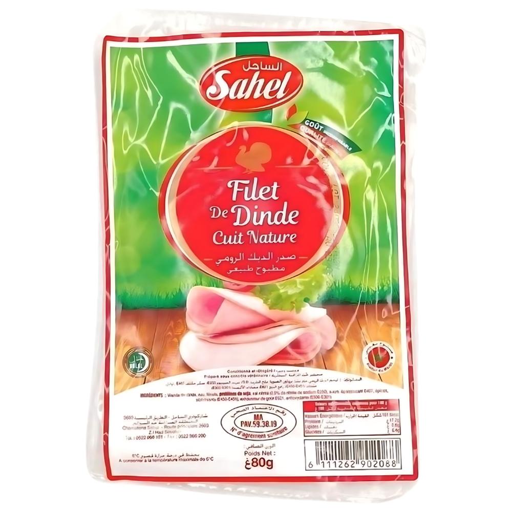 [645973] Filet de Dinde Nature Sahel 80g