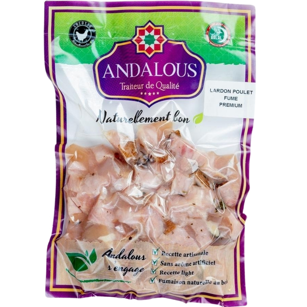[649809] Lardon Fumé - Charcuterie - Andalous 150g