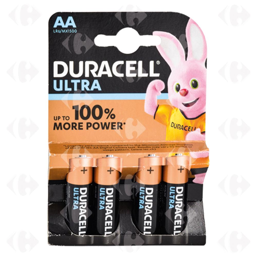 [575197] Piles AA Ultra Power Duracell 4 unités.