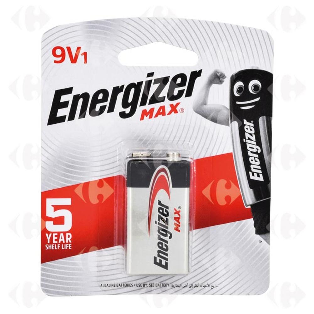 [359950] Piles 9V Max Energizer 1 unité