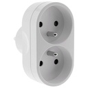 Double Prise Blanc Carrefour 16A