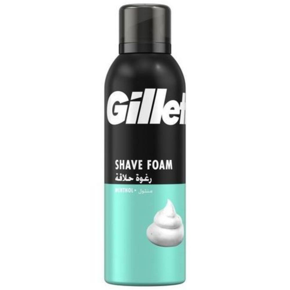 [707925] Mousse à Raser Menthol Gillette 200 Ml