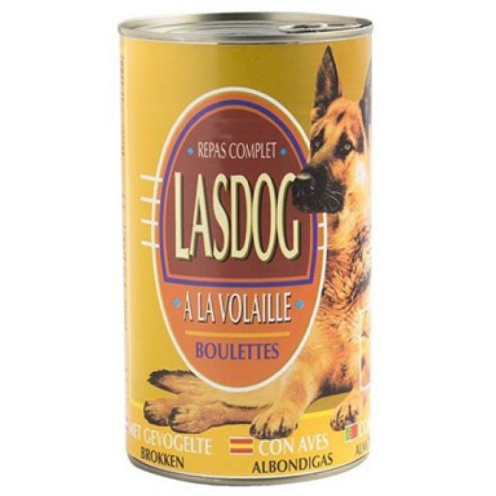 Boulette Boite Volaille Chien Lasdog 1200G