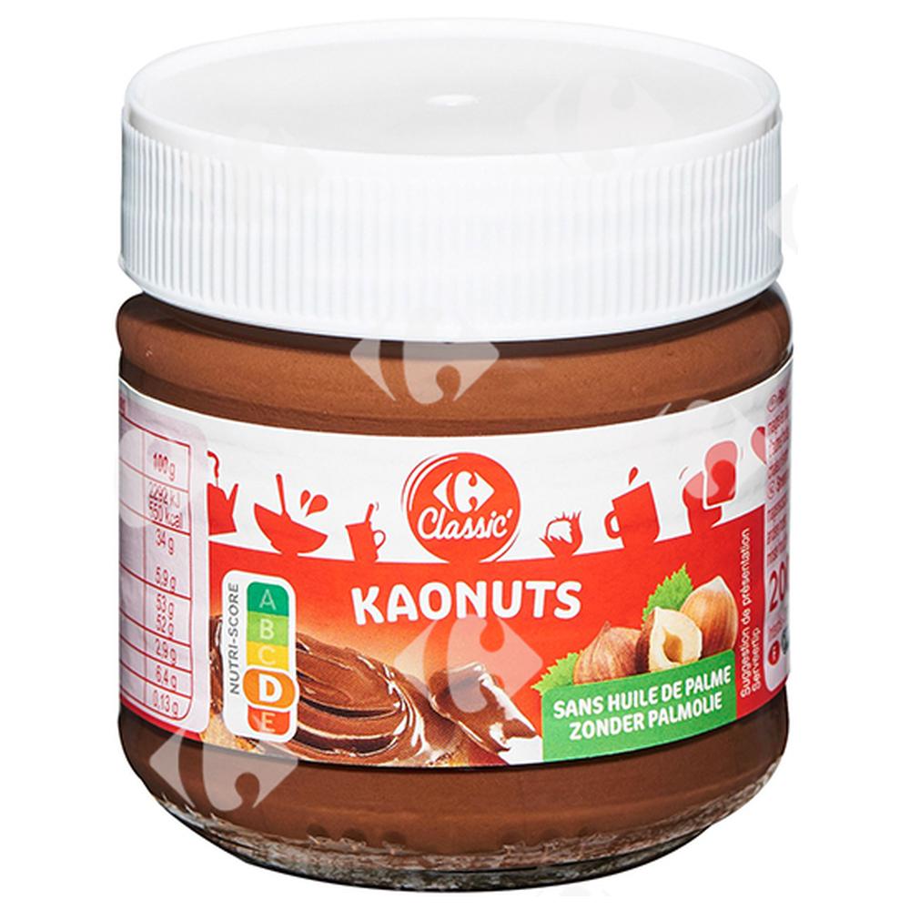 [646199] Pâte à Tartiner Noisettes Carrefour 220g