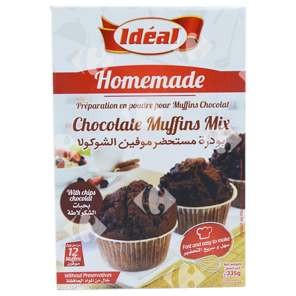 Préparation Muffins Chocolat Idéal 345g