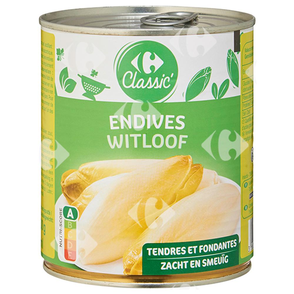 [656548] Conserve Endives Carrefour 800g