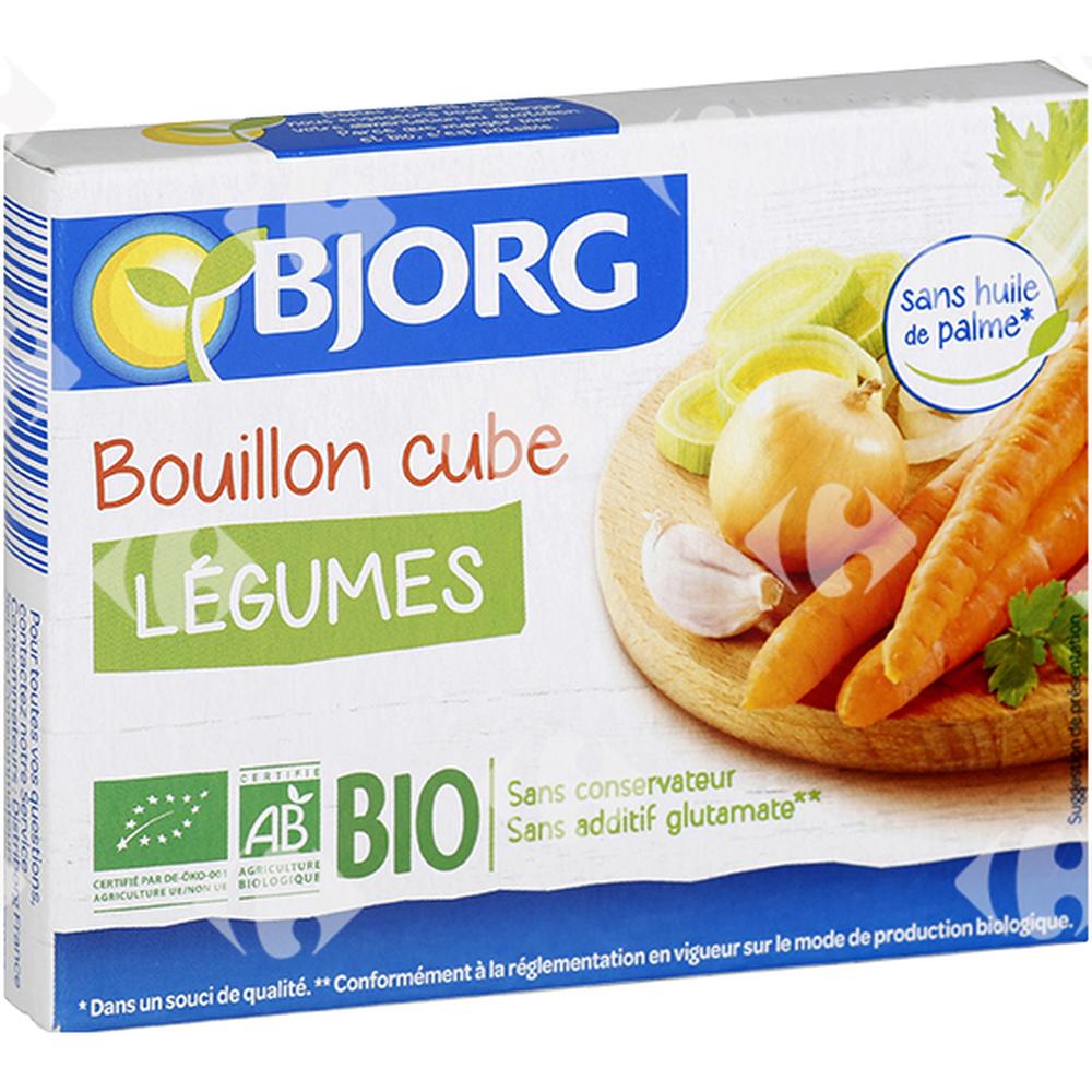 [663931] Bouillon Cube Légumes Bio Bjorg 72g