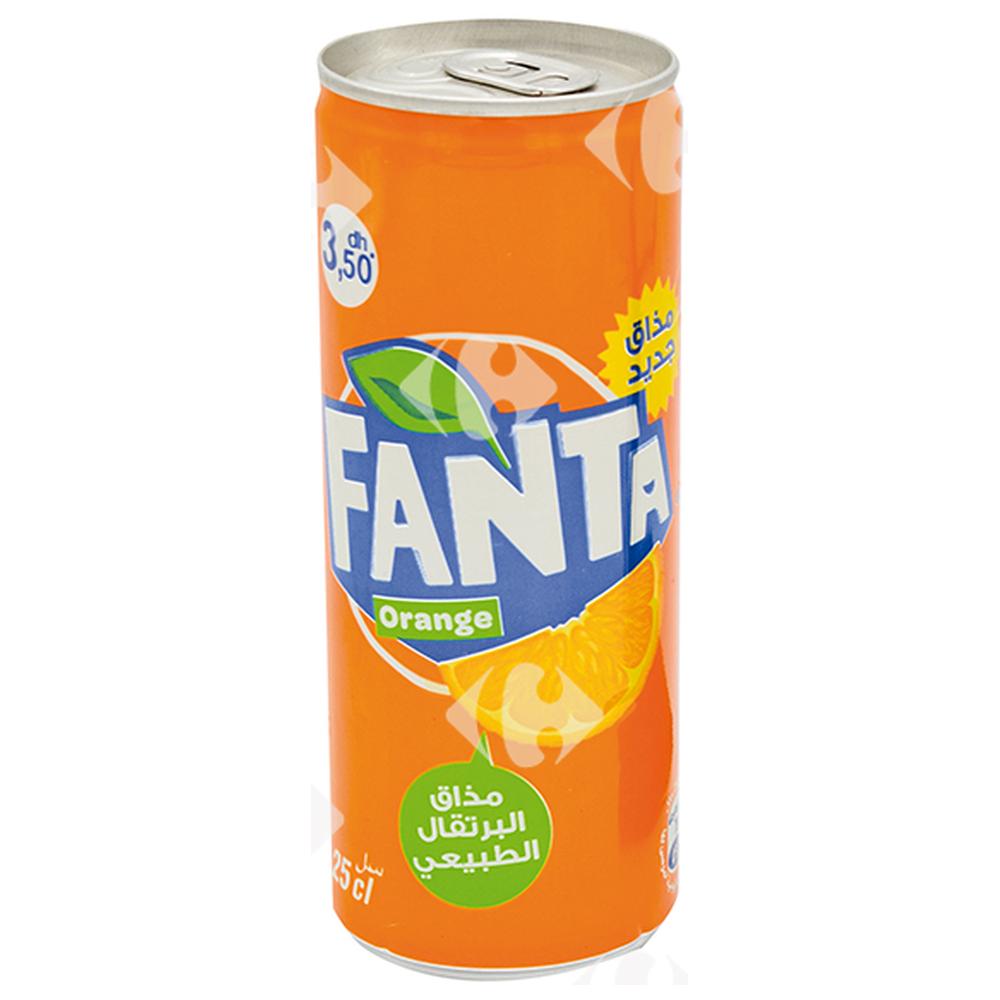 [640068] Boisson gazeuse Fanta orange canette 25cl