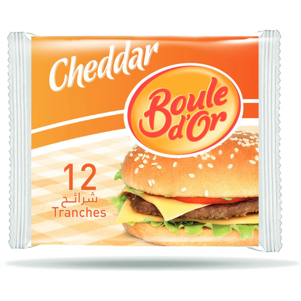 Fromage Fondu Cheddar Boule d'Or 12x200g.