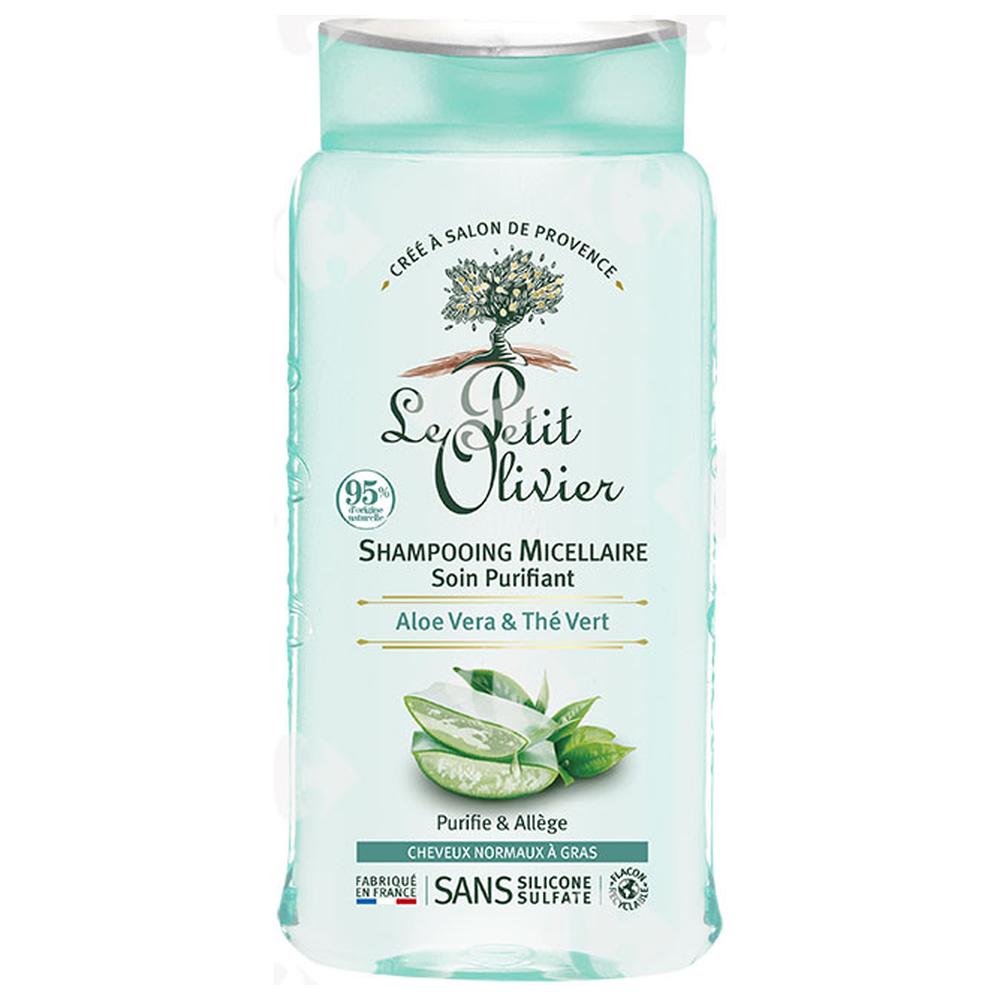 [673239] Shampooing Micellaire purifiant Aloe Vera & Thé vert Le Petit Olivier 200ml