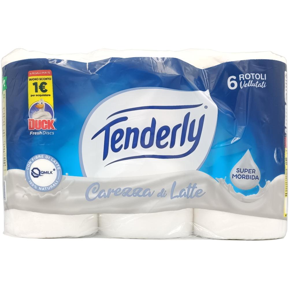 [656443] Papier Hygiénique 2 Plis Tenderly 6 Rouleaux
