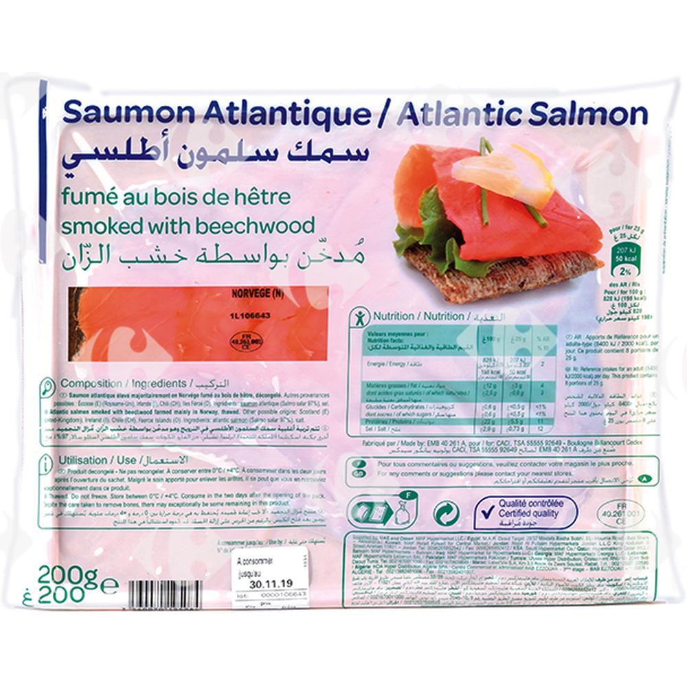 [228979] Saumon Fumé Carrefour Blanc 200g