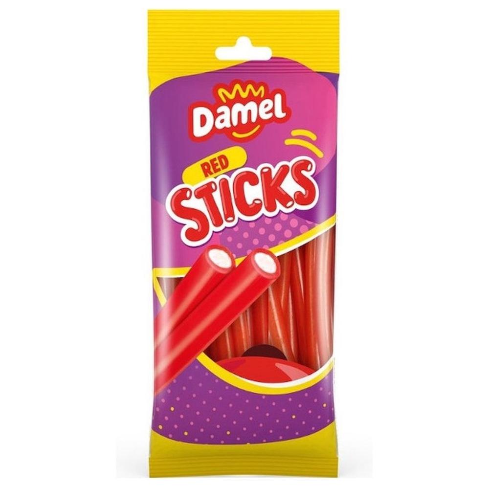 [714405] Sticks Rouges Fraise Damel 100g