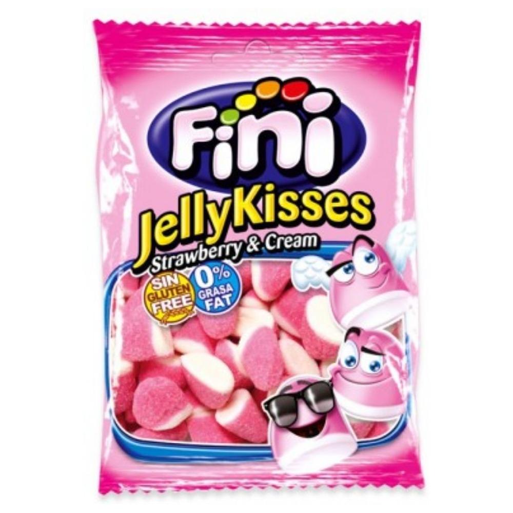 [728957] Bonbons Gélifiés Bisous Fraise Fini 90g