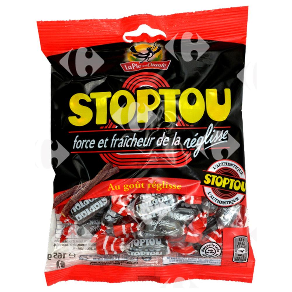 [648920] Bonbon Stoptou Réglisse Sans sucre La Pie Qui Chante 165g