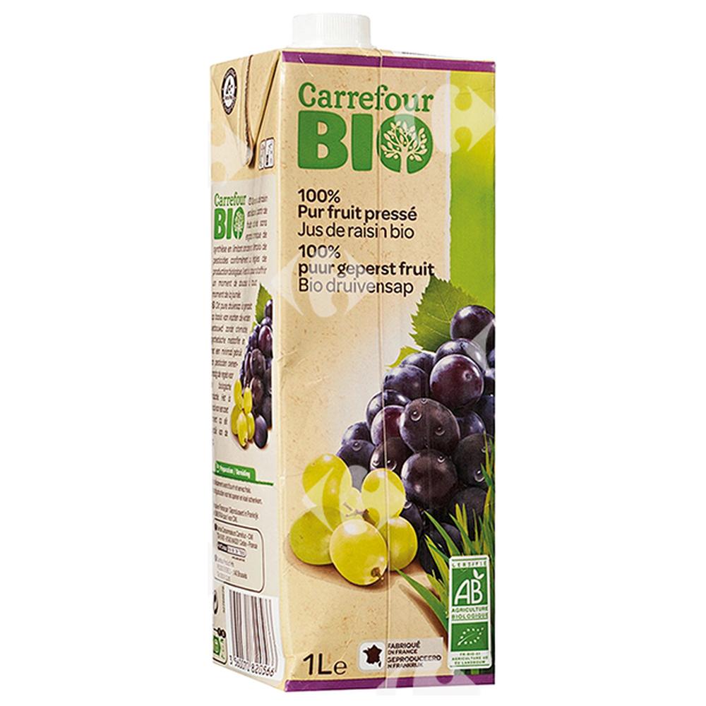 [209460] Pur Jus de Raisin Carrefour Bio 1L