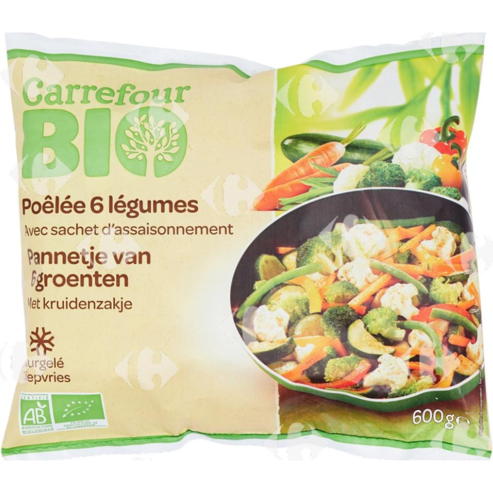 Poêlée de Légumes Bio Cuisinés 6 légumes Carrefour Bio 600g