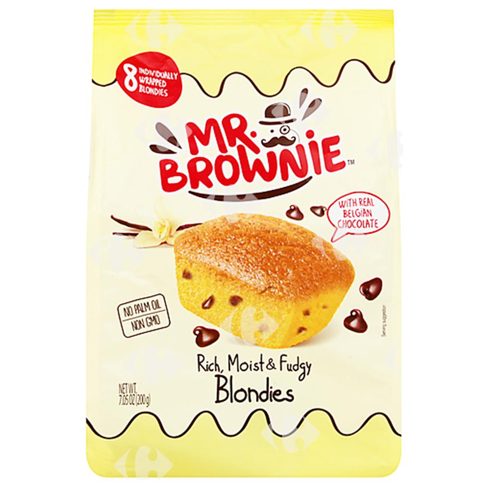 [668049] Mini Brownies aux Pépites Chocolat Belge Jr Brownie 150G