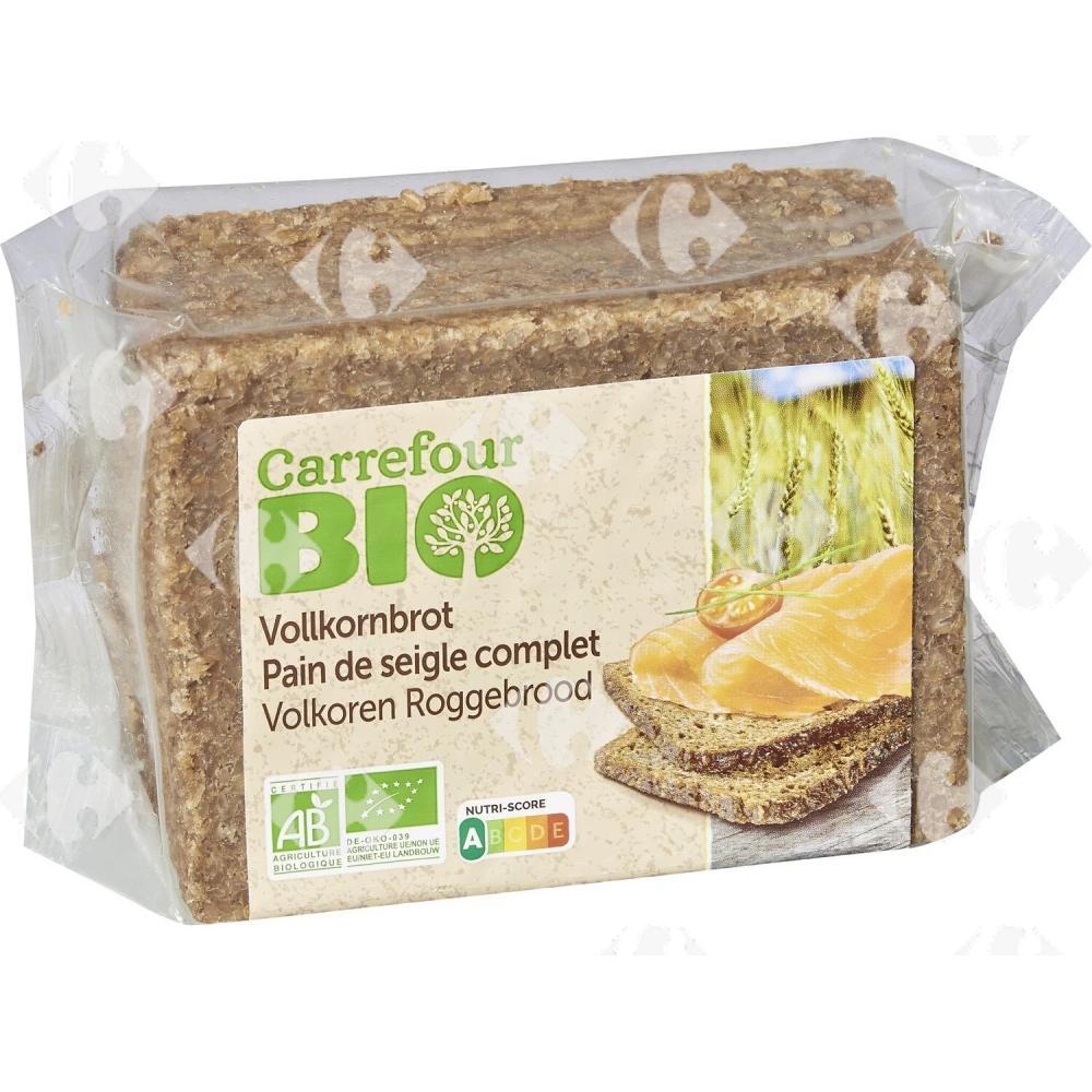 [689899] Pain de Mie de Seigle Bio Complet Carrefour Bio 500g