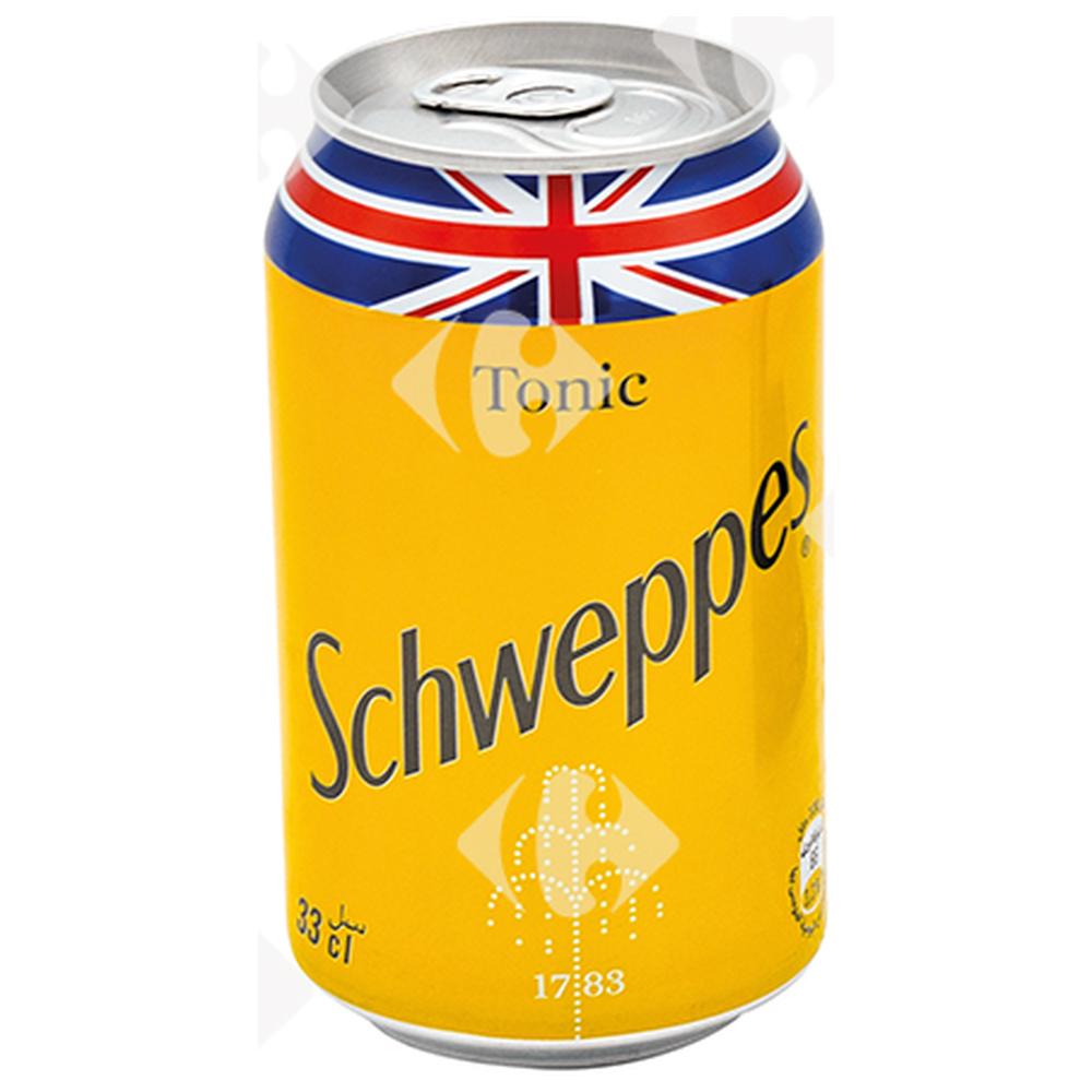 [21993] Boisson gazeuse Schweppes tonic canette 33cl.
