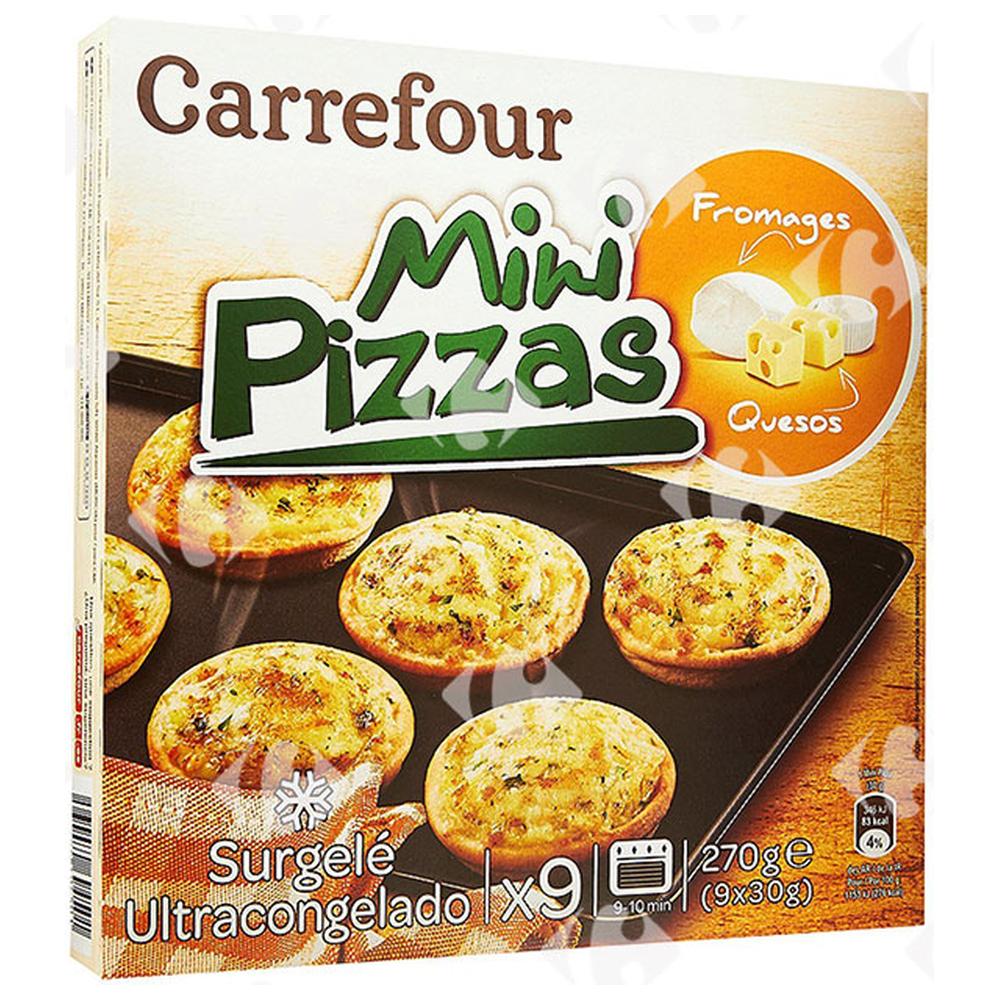 Mini Pizzas aux 3 Fromages Carrefour 270g