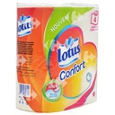 Papier Hygiénique 2 Plis Confort Lotus 4 rouleaux