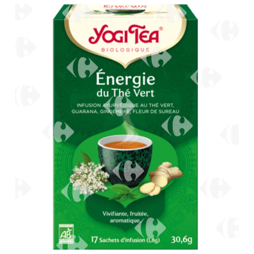 Infusion Énergie du Thé Vert Yogi Tea 17 sachets