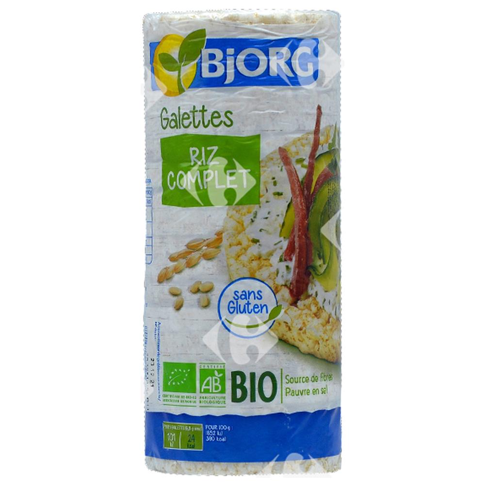 [63045] Galettes de Riz Complet et Sans Gluten Bio Bjorg 130g
