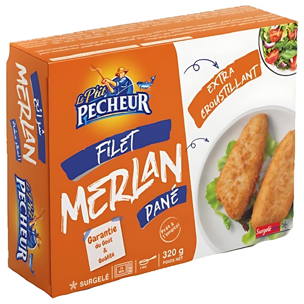 Filets de Merlan Panés Le Ptit Pêcheur 320g
