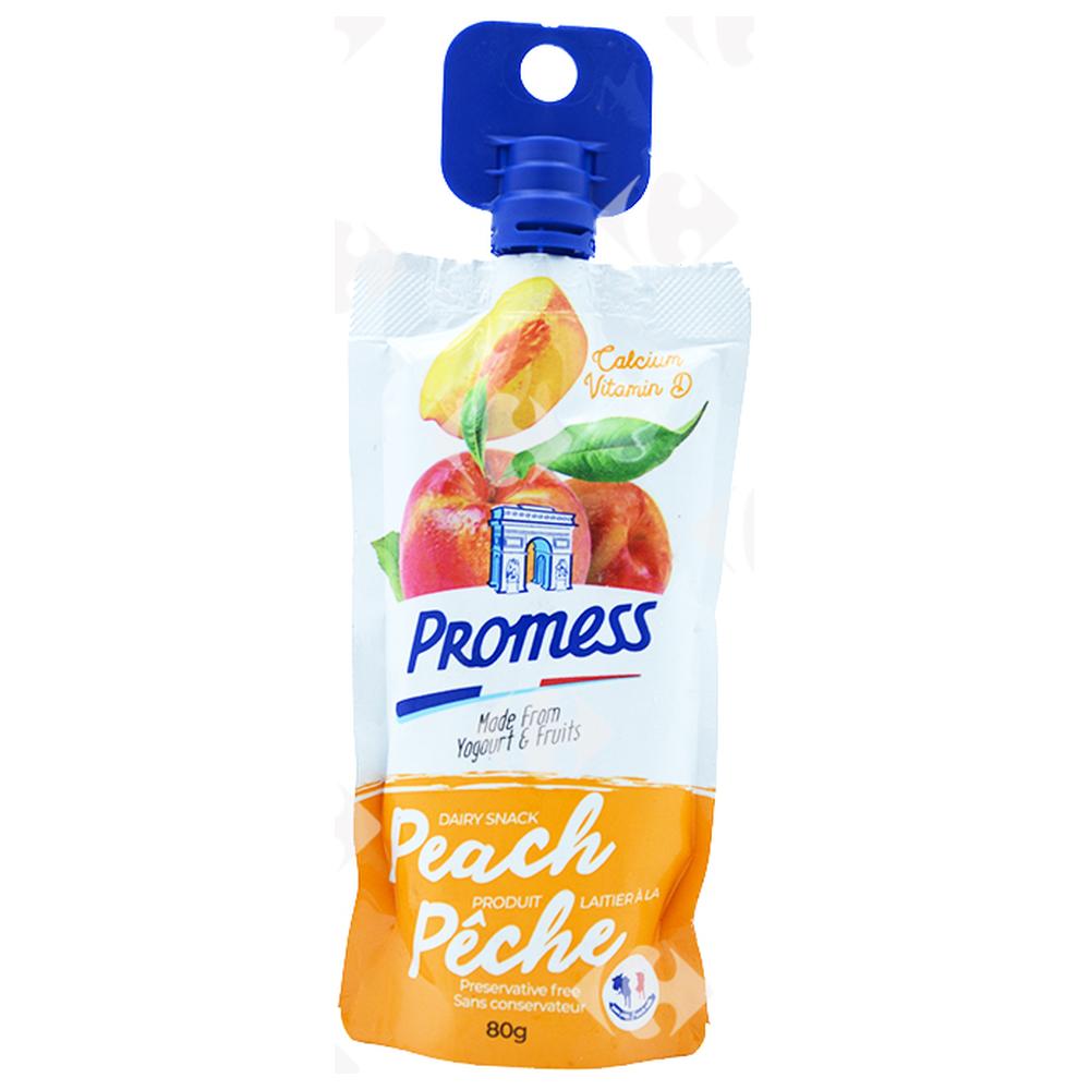 [664556] Yaourt à Boire Pêche Promess 80g