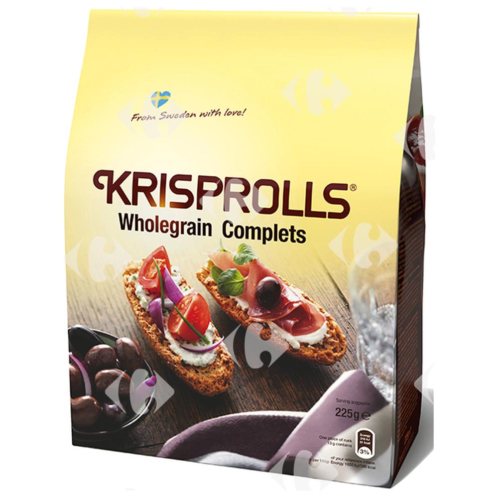 [559904] Pains Grillés Suedois Complets Krisprolls 225g