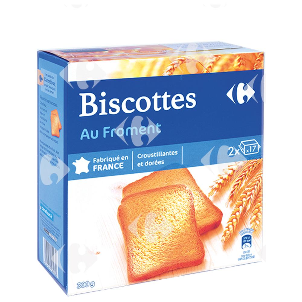 Biscottes au Froment Carrefour 300g