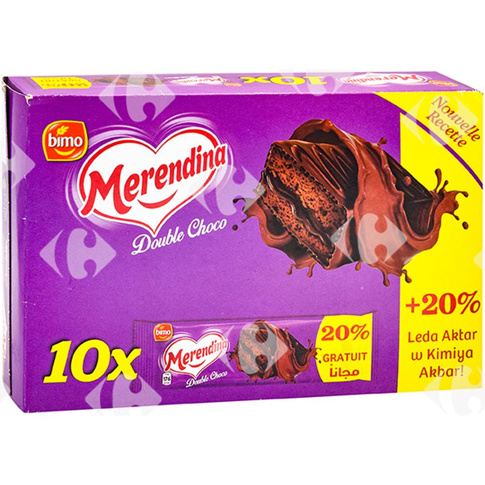 [609644] Pack de 10 Génoises Intense Merendina 360g