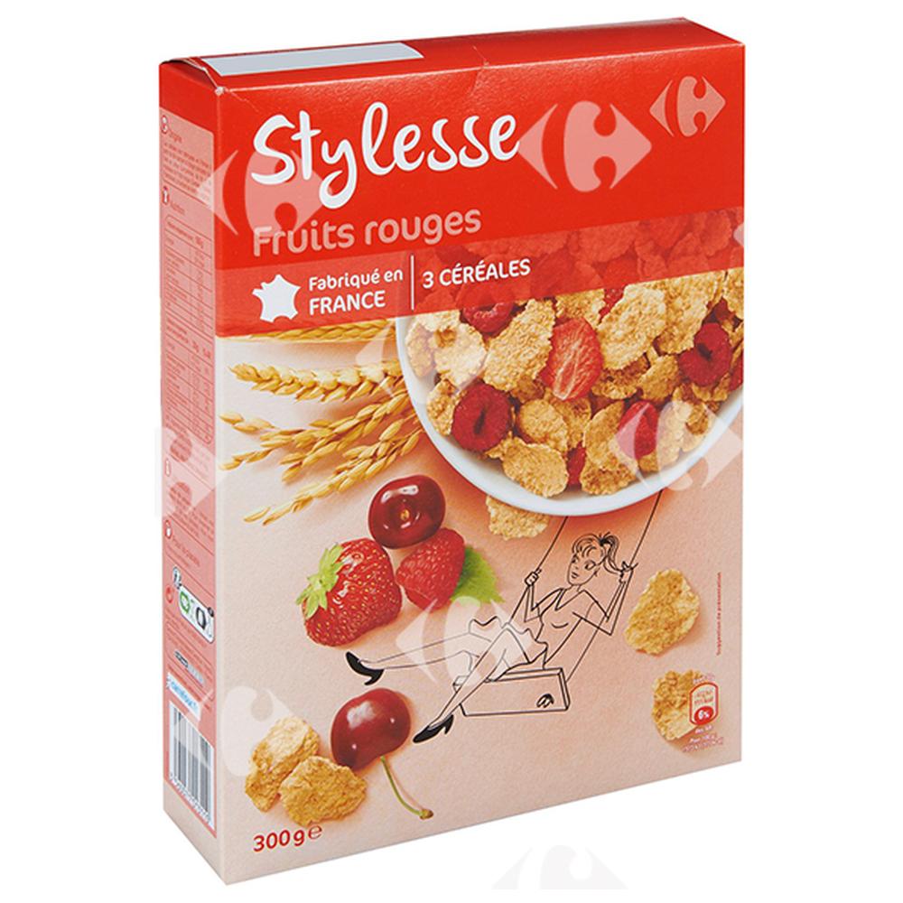 Céreales Stylesse Fruits Rouges Carrefour 300g