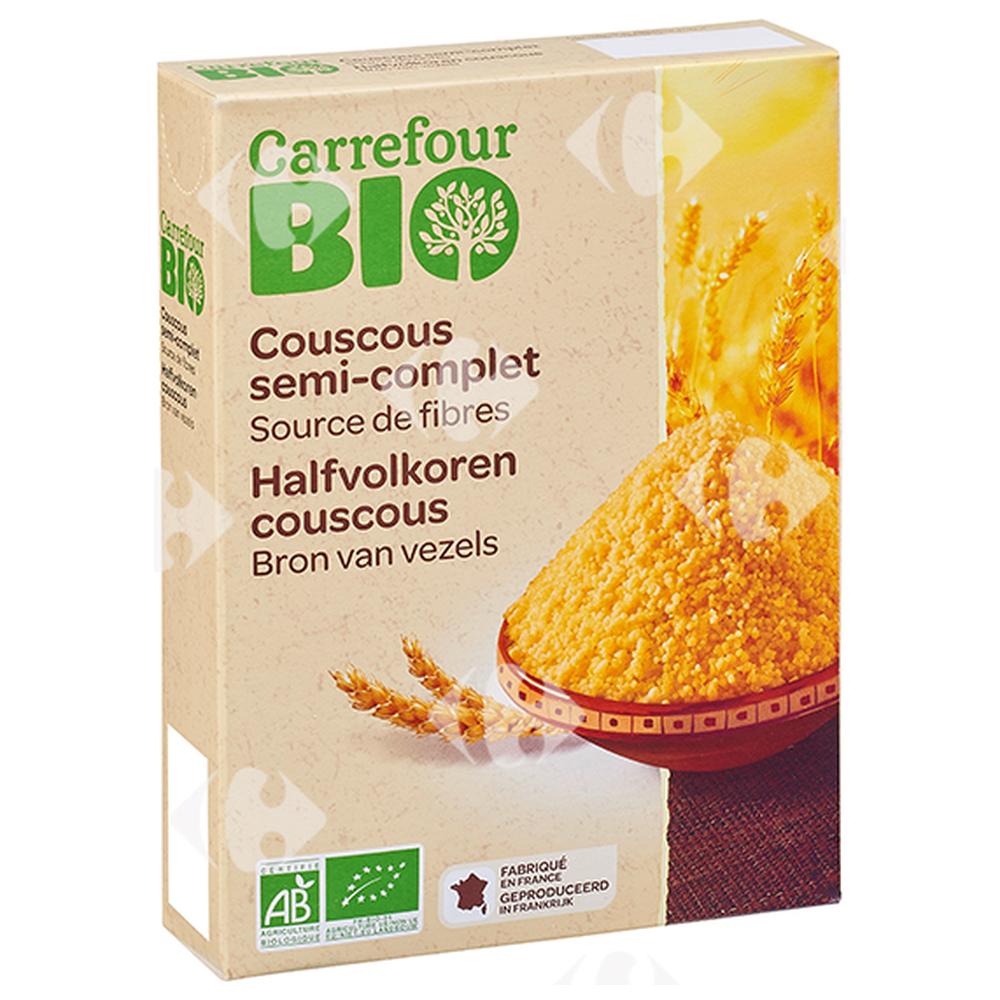 [531029] Couscous Semi-complet Carrefour Bio 500g