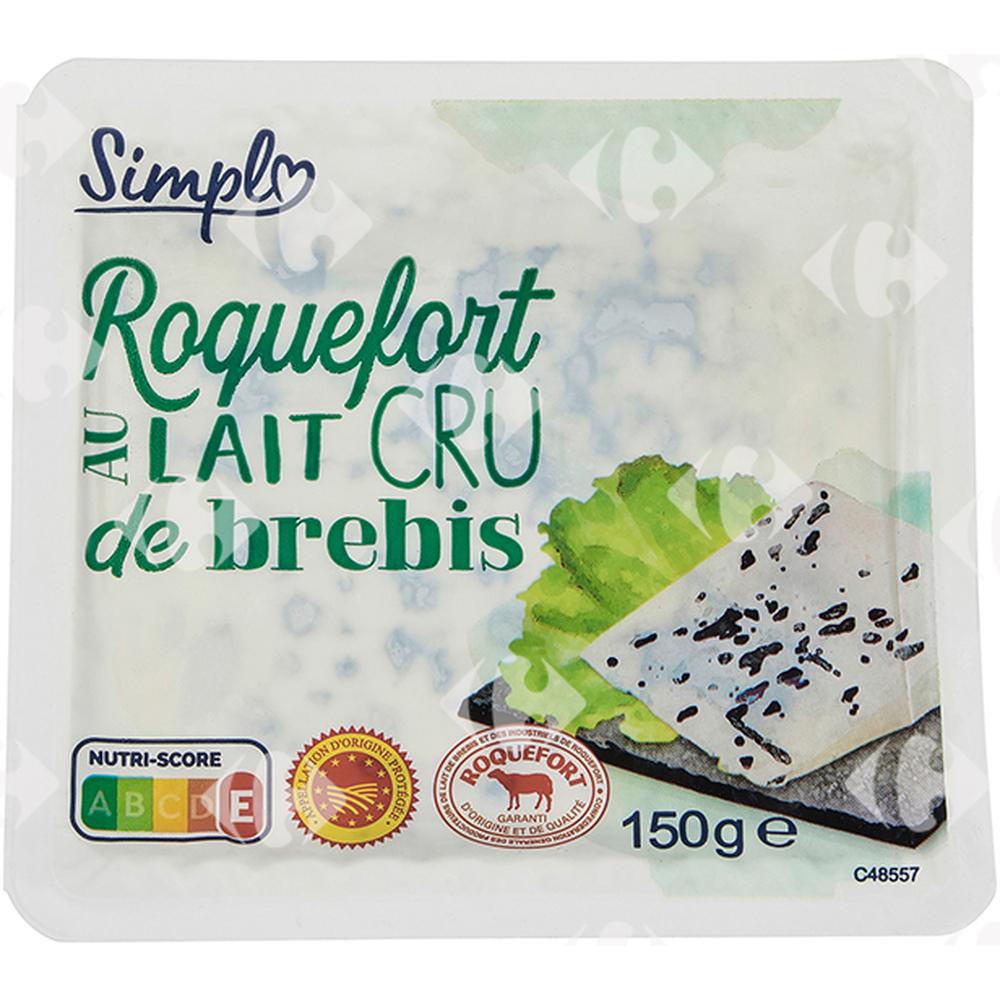 [210321] Roquefort en Portion Carrefour Blanc 150g