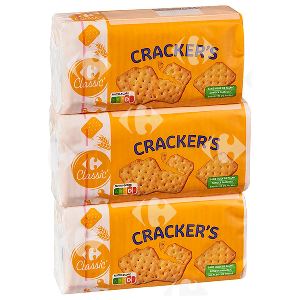 [613471] Biscuits Apéritif Cracker'S Carrefour 100g