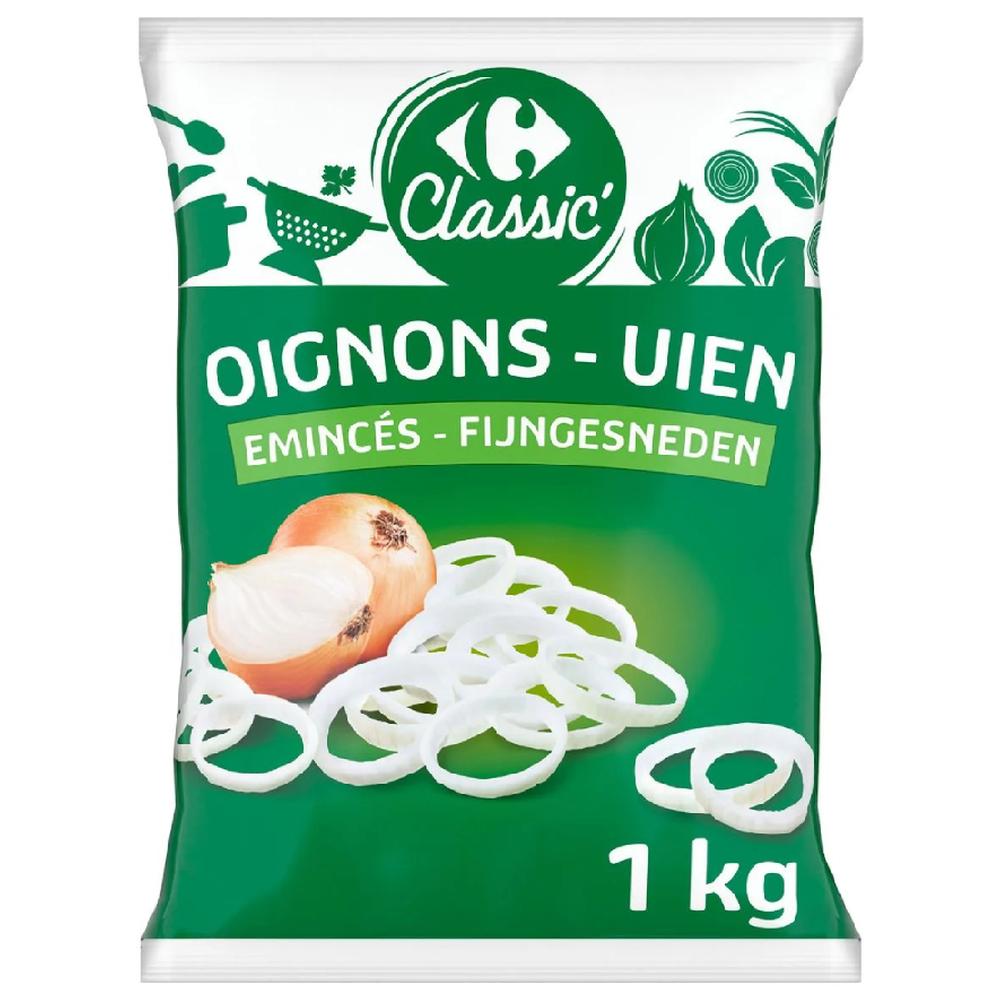 Oignons Émincés Surgelés Carrefour 1kg