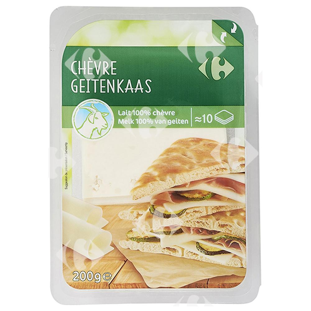 [644691] Fromage de Chèvre en tranches Carrefour 200g