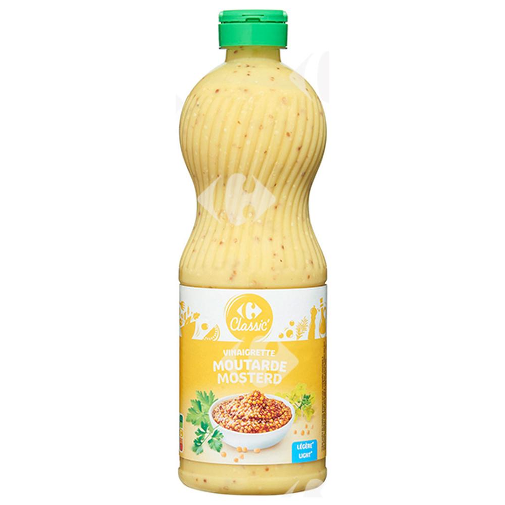 [562716] Vinaigrette Moutarde à l'Ancienne Carrefour 500ml