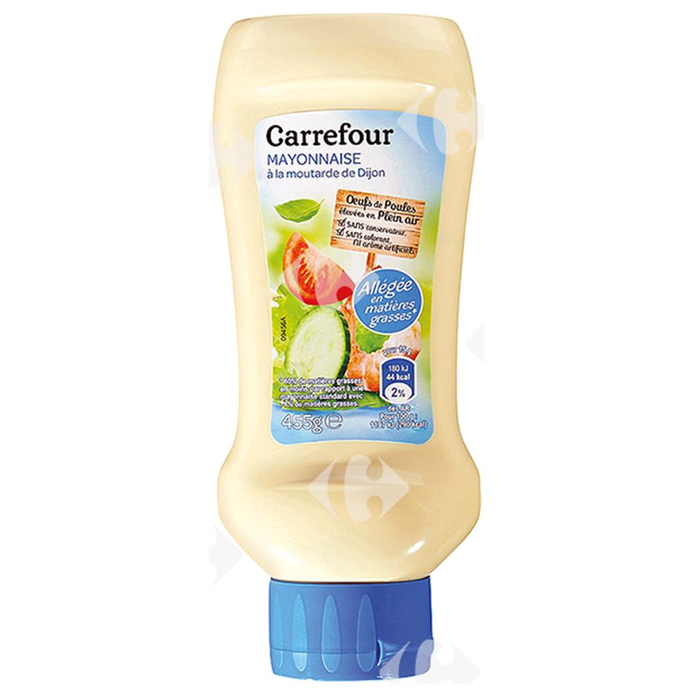 [412982] Mayonnaise Allégée en Flacon Carrefour 450ml