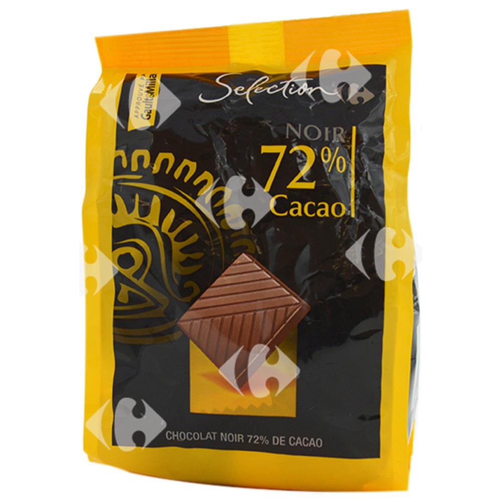 [553167] Mini Tablette Chocolat Noir Napolitain Carrefour Selection 200g