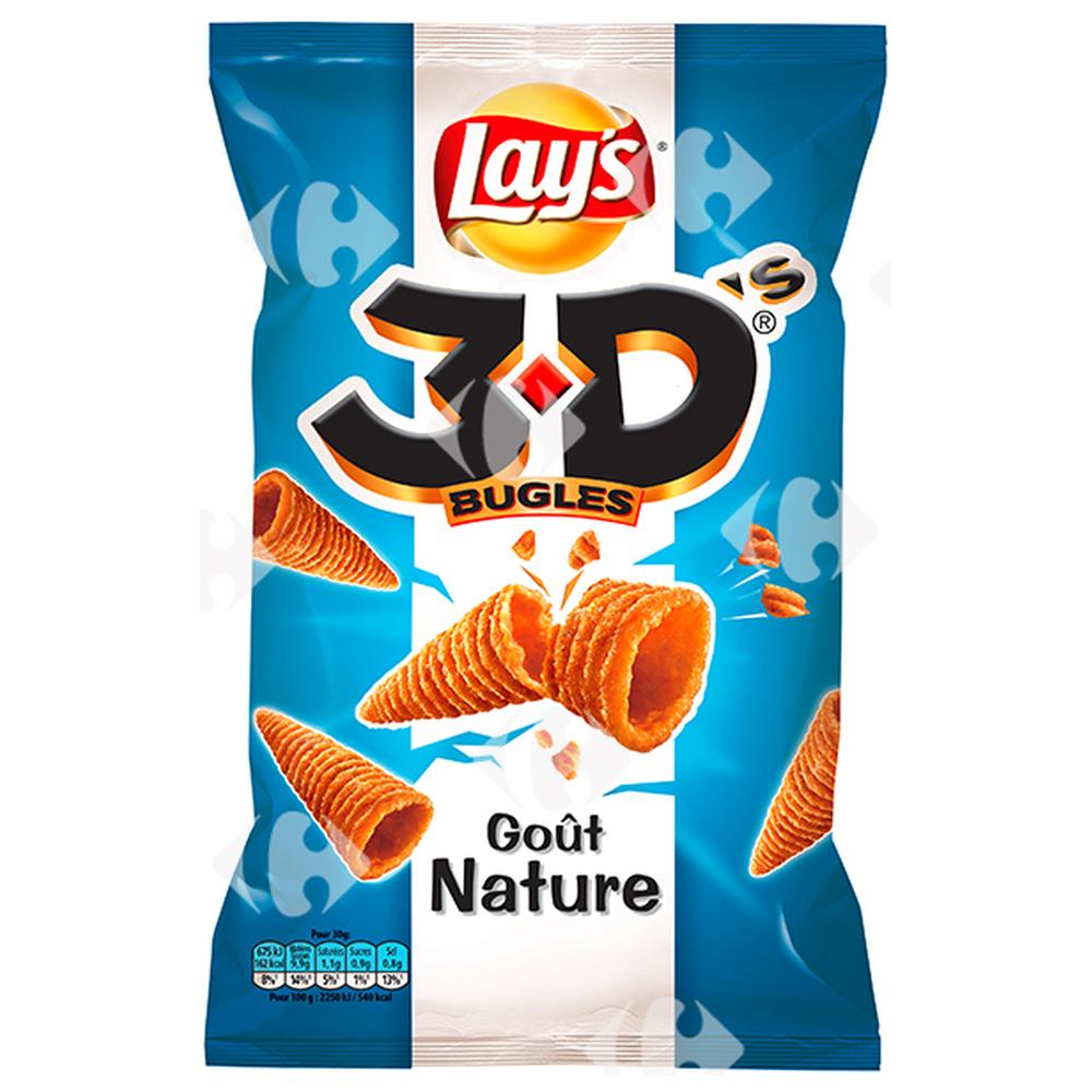 [649037] Chips Goût Nature 3D'S Lay's 85g