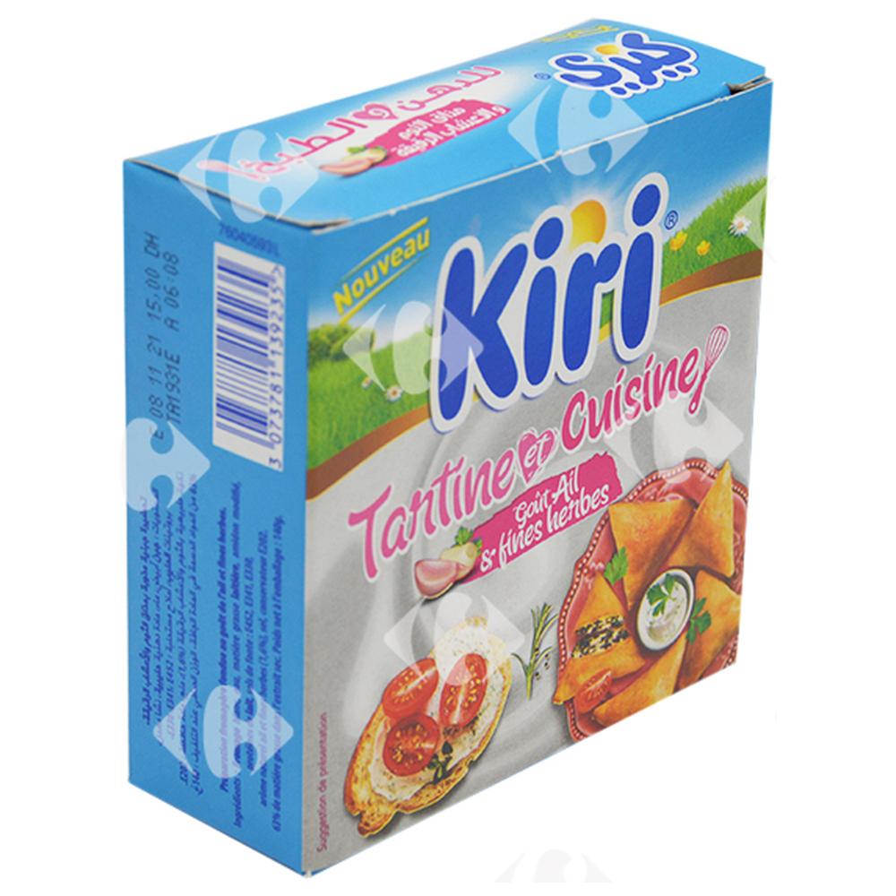 [645781] Fromage Tartine et Cuisine Ail et Fines Herbes Kiri 140g