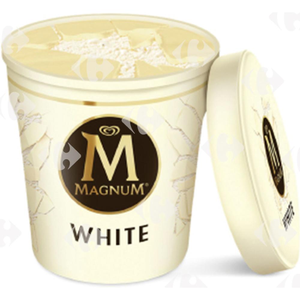 Pot de Glace Vanille et Chocolat Blanc Magnum 440ml